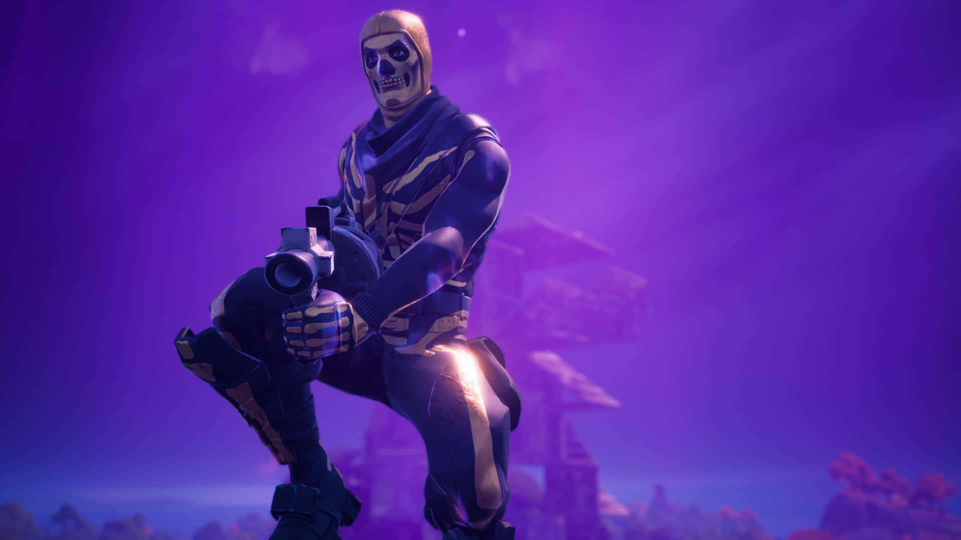 Step Into The Spotlight With The Iconic Purple Skull Trooper Skin