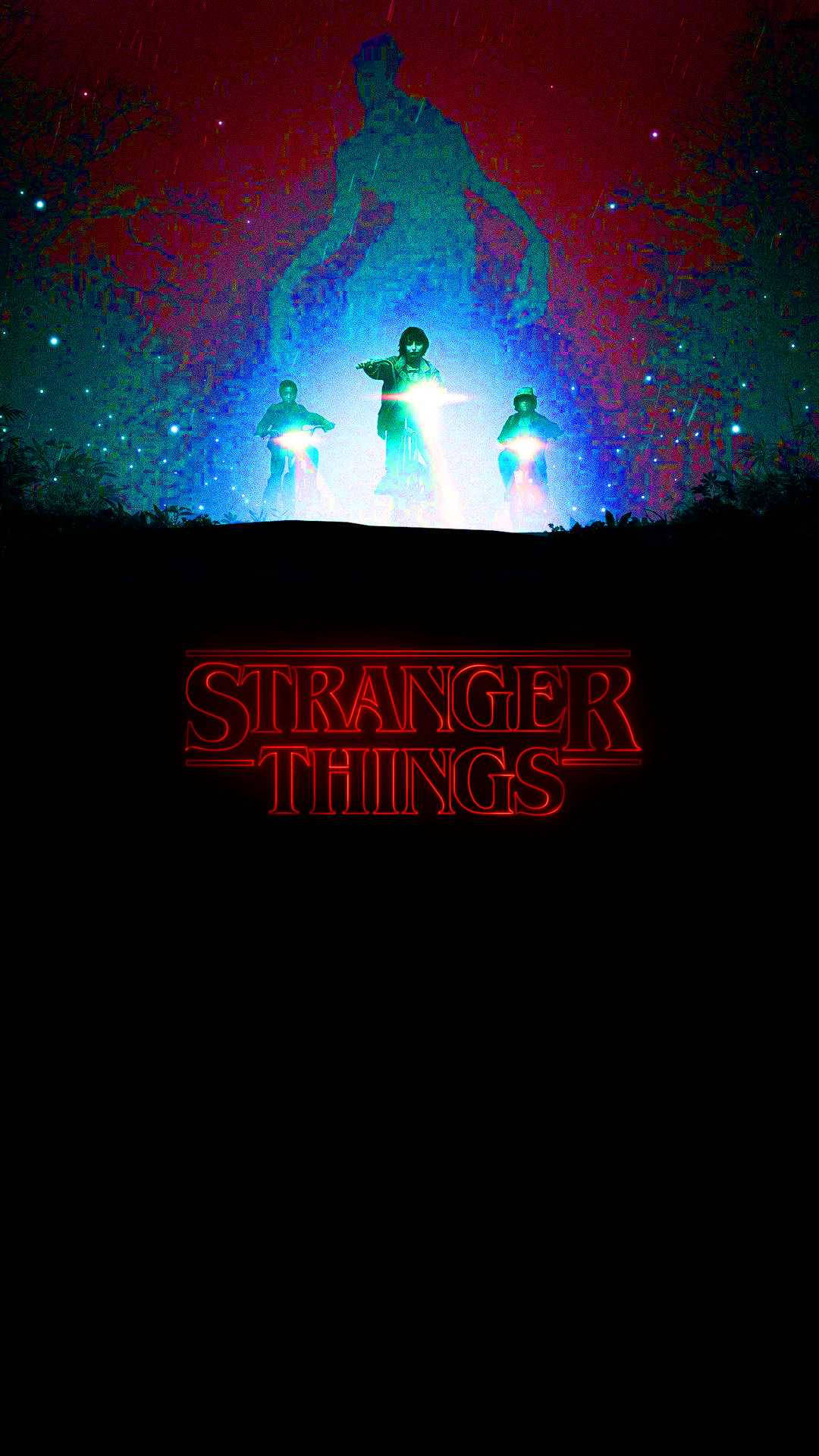 Step Into The Upside Down With The Stranger Things Iphone Background