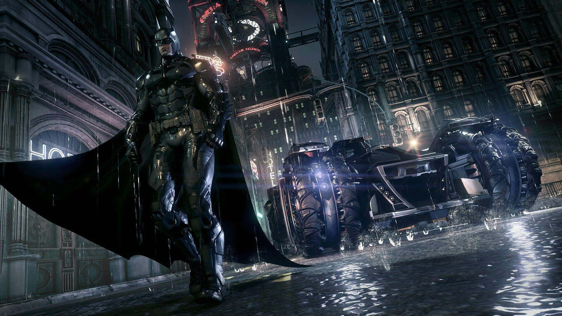 Step Into The World Of Batman With This Hd Wallpaper Background