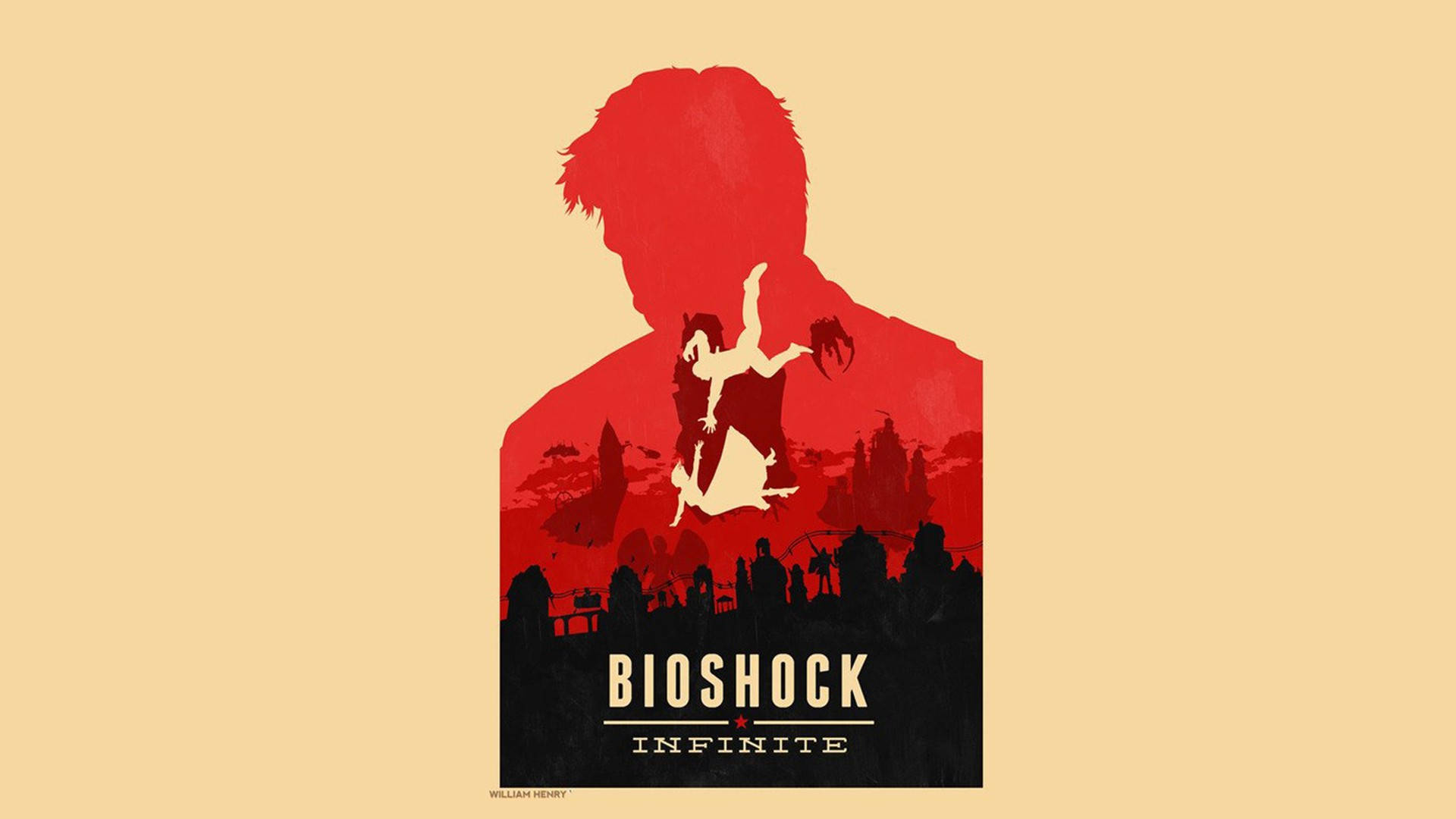 Step Into The World Of Bioshock Infinite With This Epic Desktop Background. Background