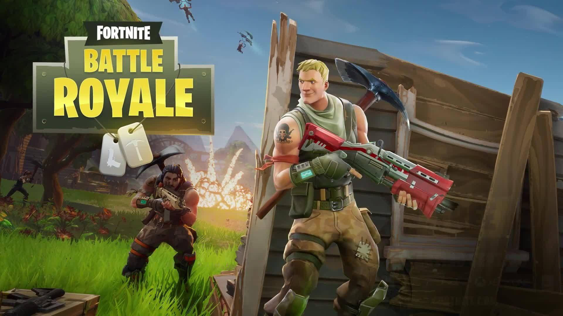 Step Into The World Of Fortnite And Join Millions Of Players Fighting For Victory In Battle Royale. Background