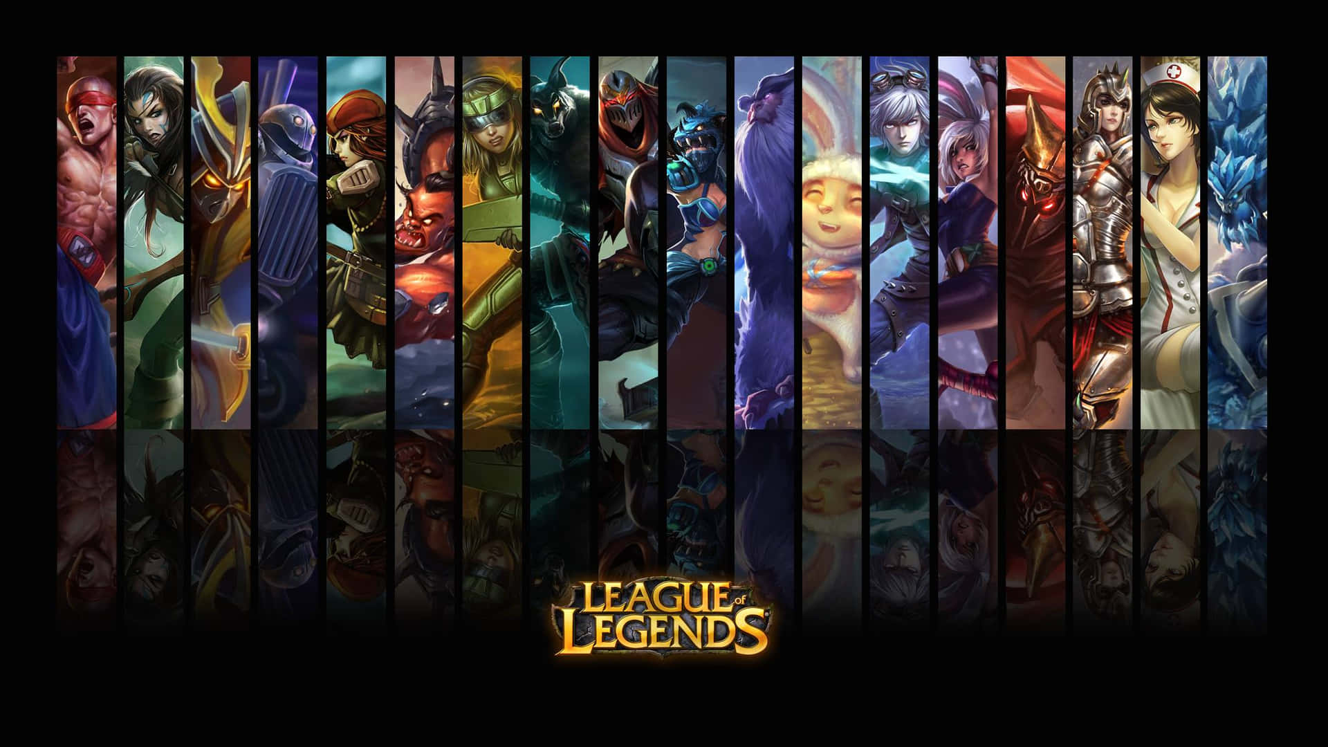 Step Up Your Pvp Game With A League Of Legends Laptop Background