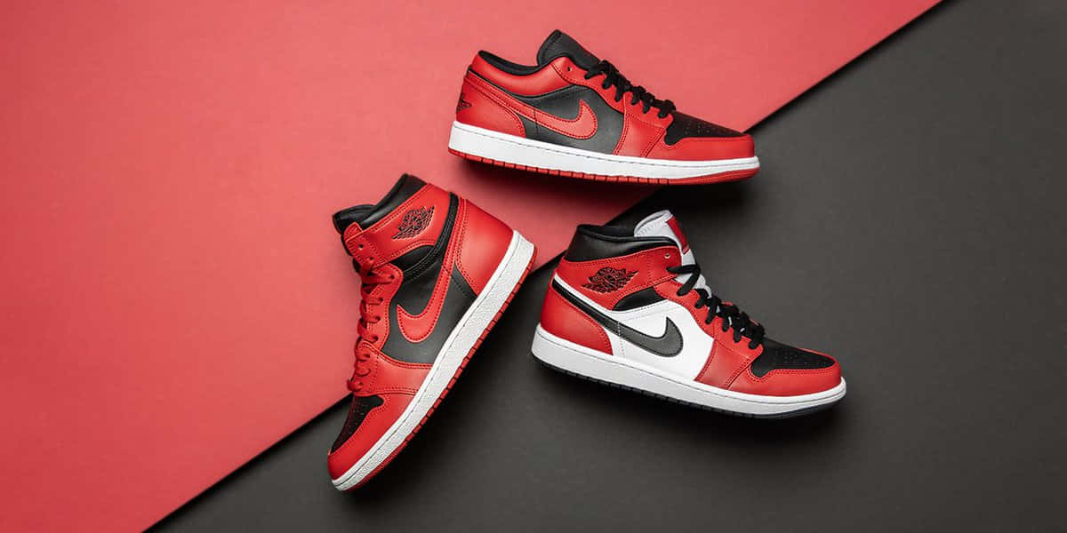 Step Up Your Shoe Game With The Iconic Air Jordan 1 Background