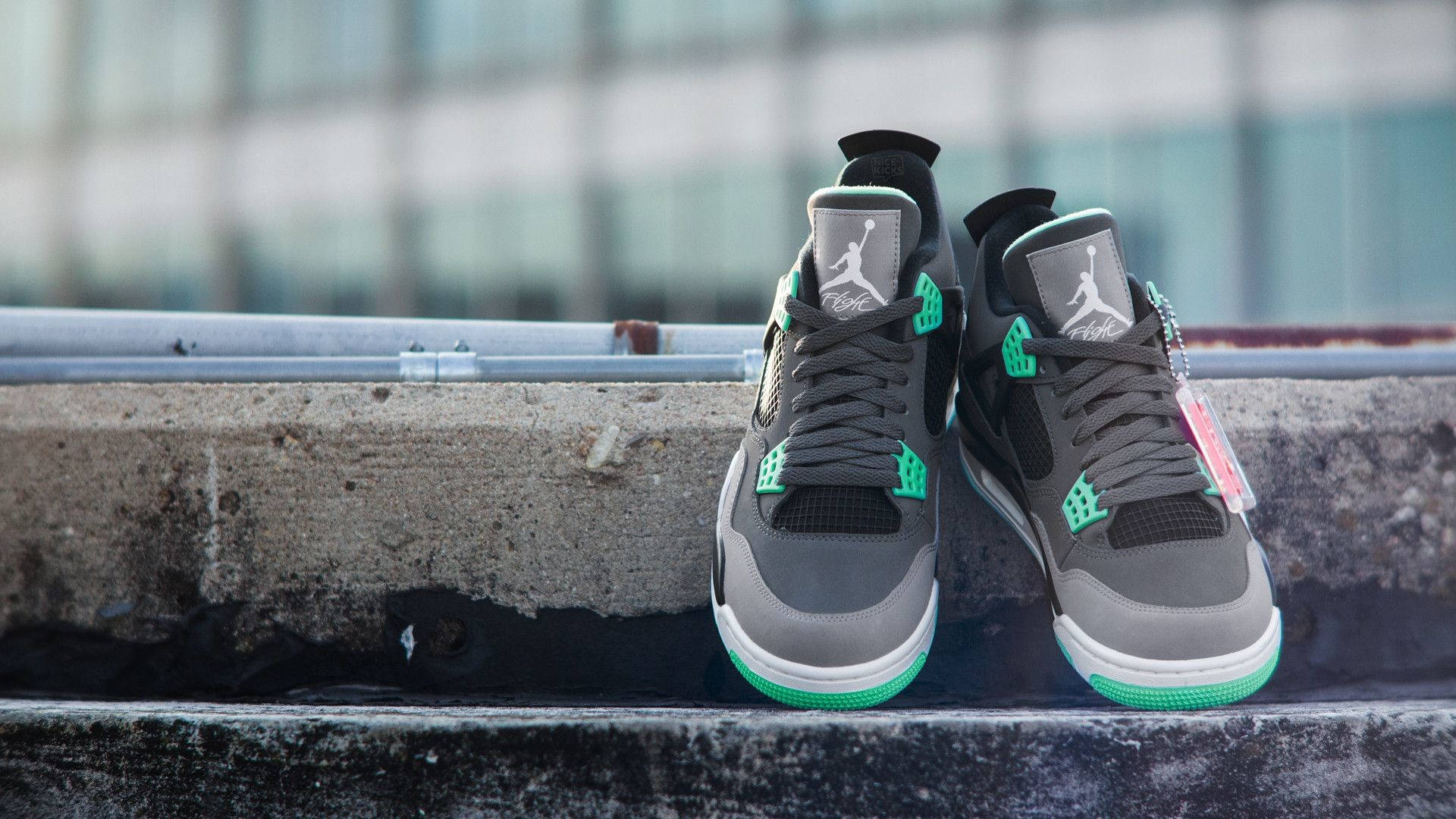 Step Up Your Sneaker Game With Stylish, Classic Jordan Shoes. Background