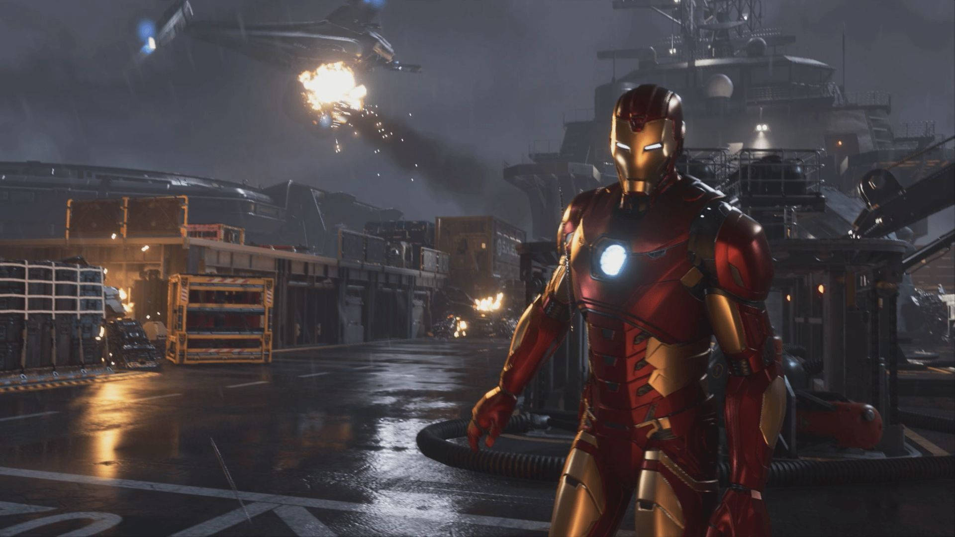 Step Up Your Superhero Gameplay With The Avengers Ps4 Game Background