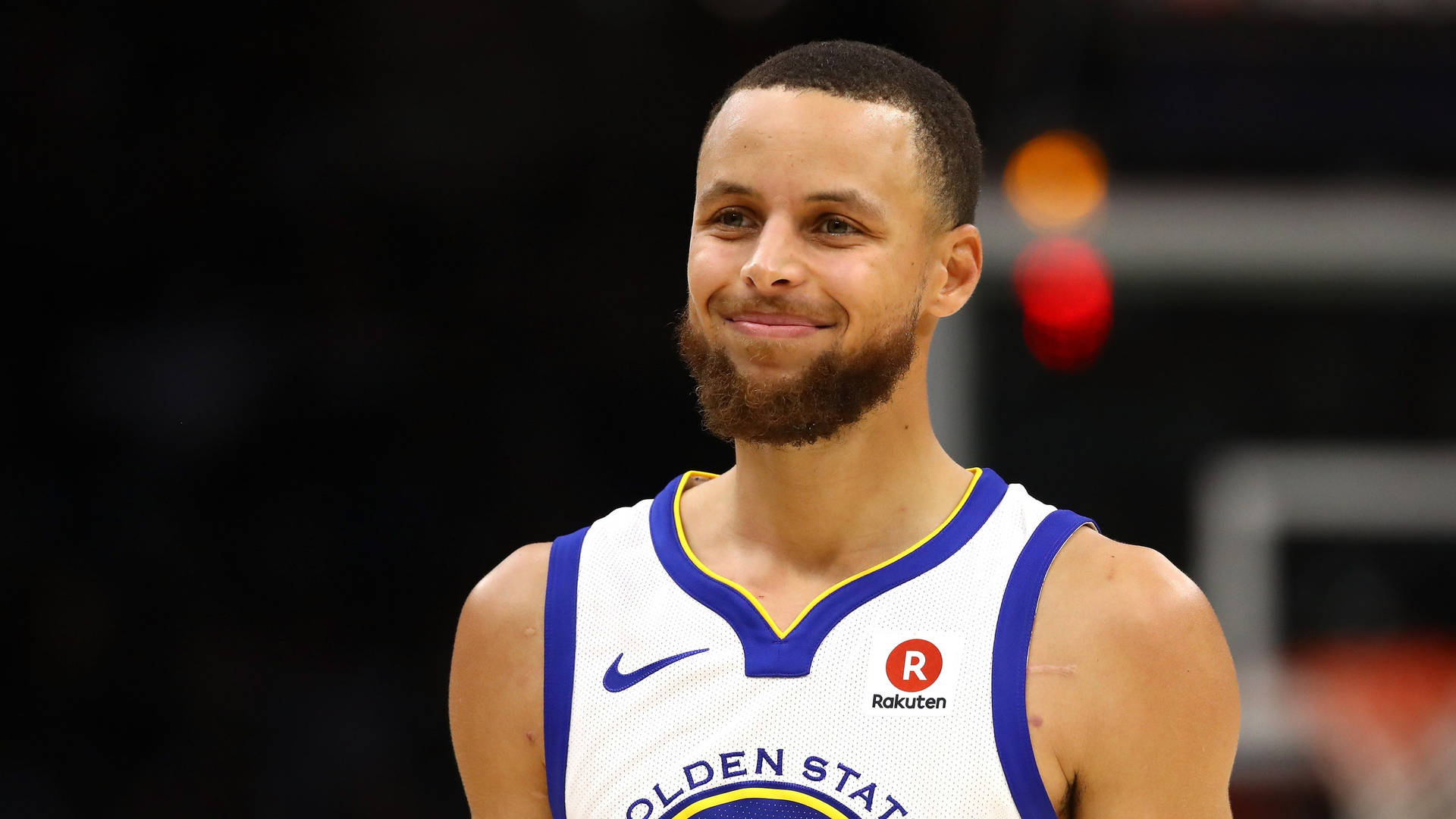 Steph Curry Smiling Background