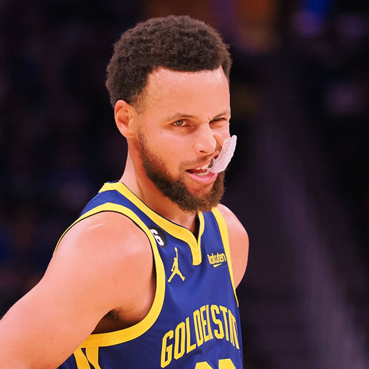 Steph Curry Winking Background