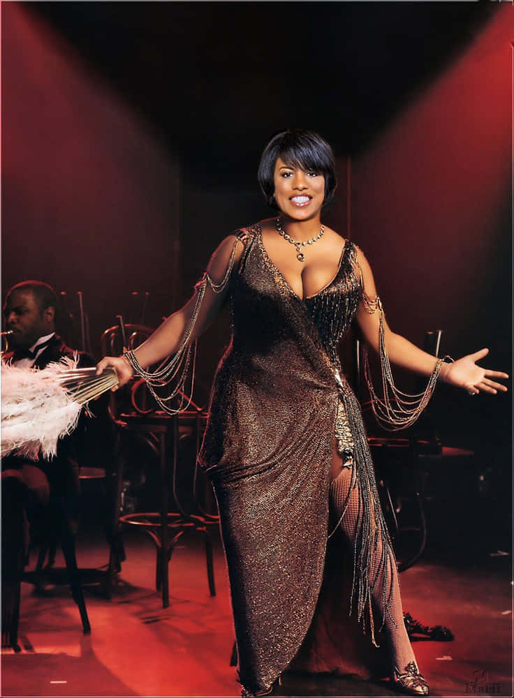 Stephanie Rawlings-blake Glows In A Brown Gown Background