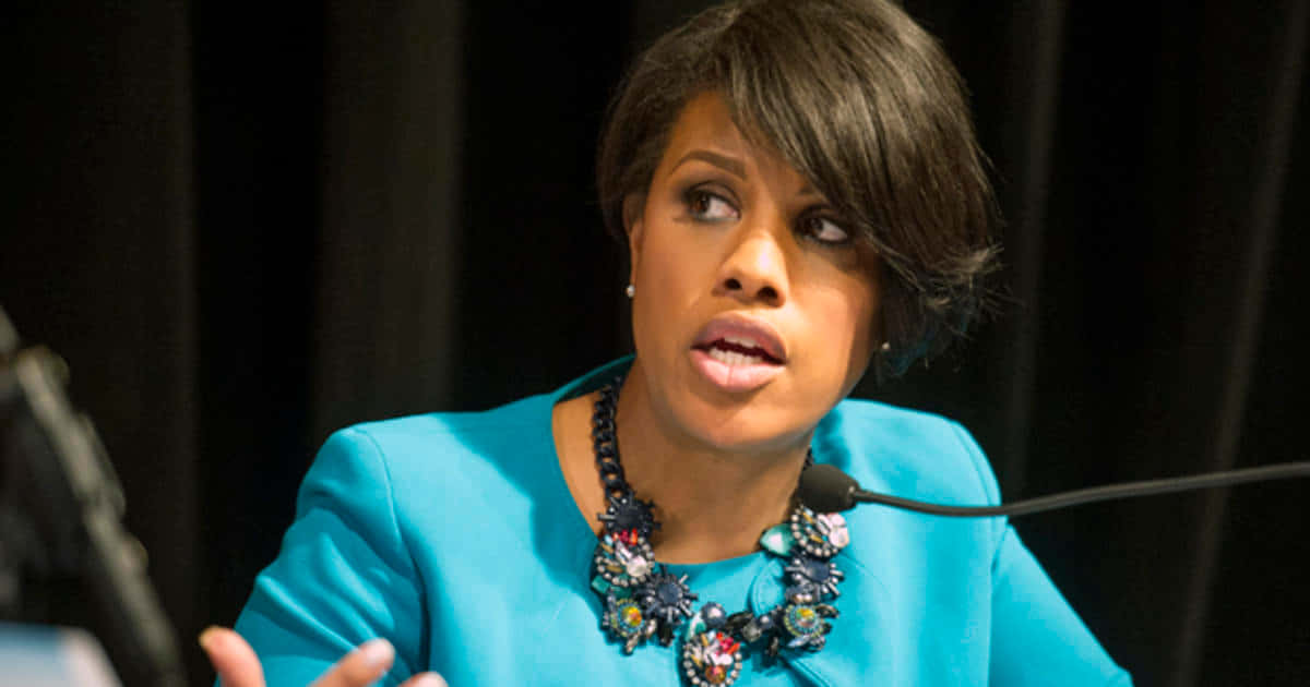 Stephanie Rawlings Blake Looking To The Side Background