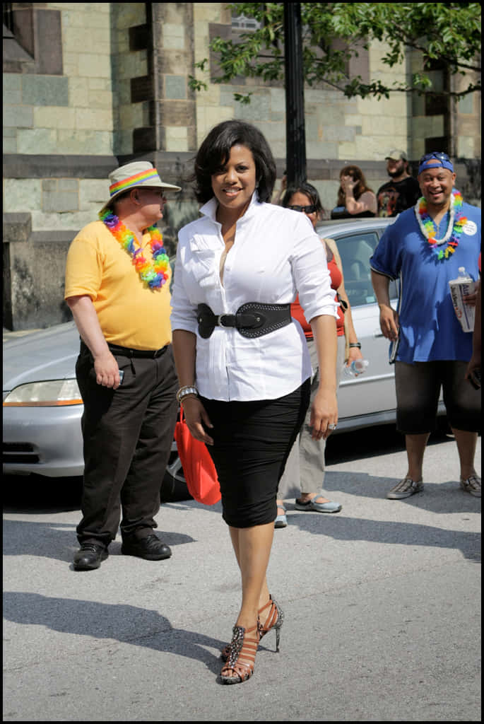 Stephanie Rawlings Blake On Street Background