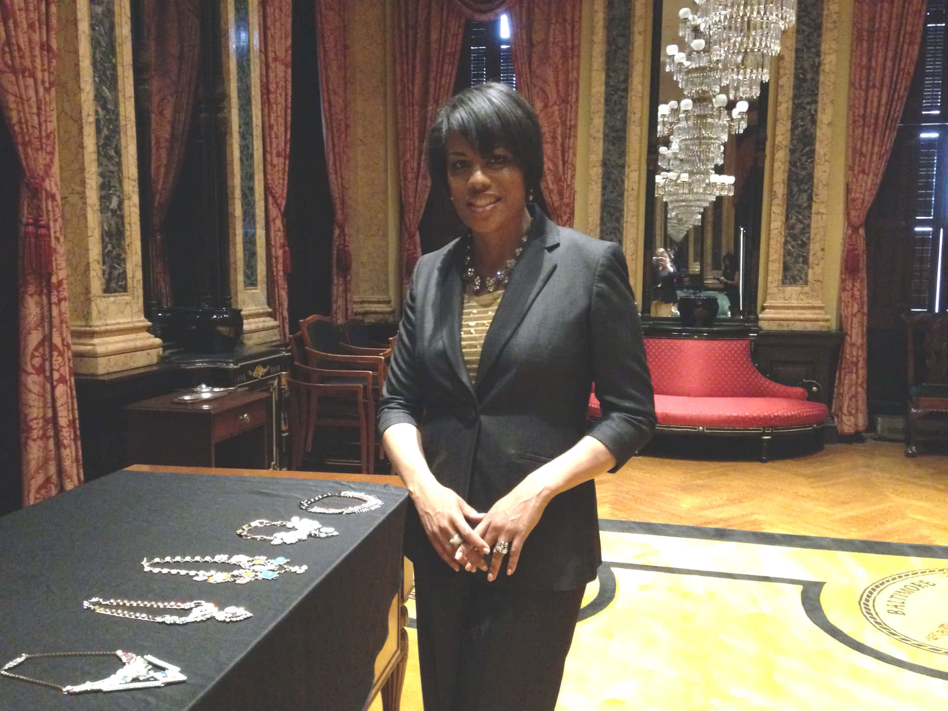 Stephanie Rawlings Blake Posing Background