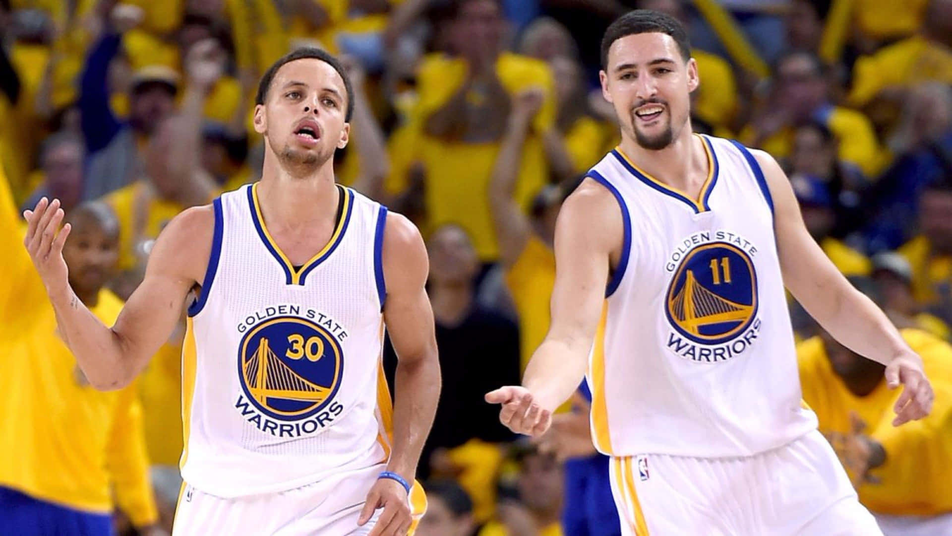 Stephen Curry 4k And Klay Thompson Background