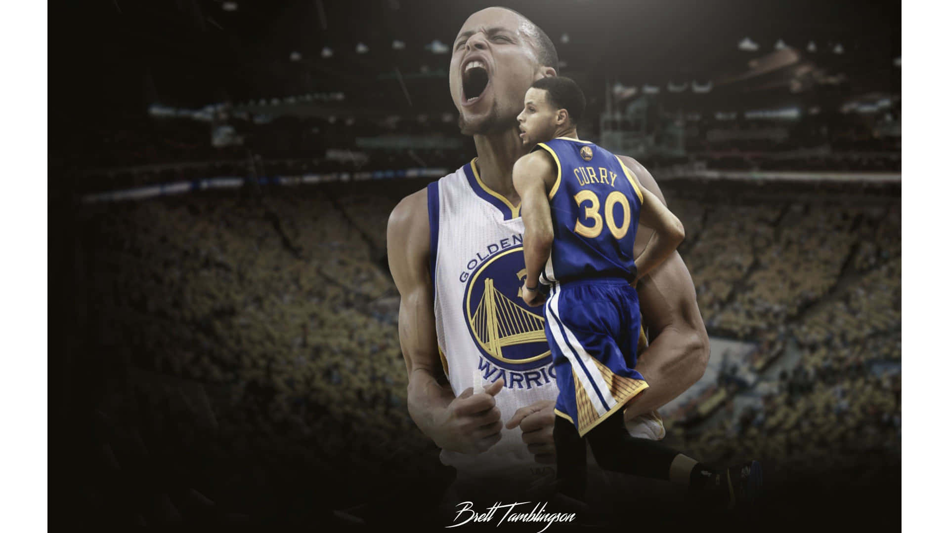 Stephen Curry 4k Composite Image Background