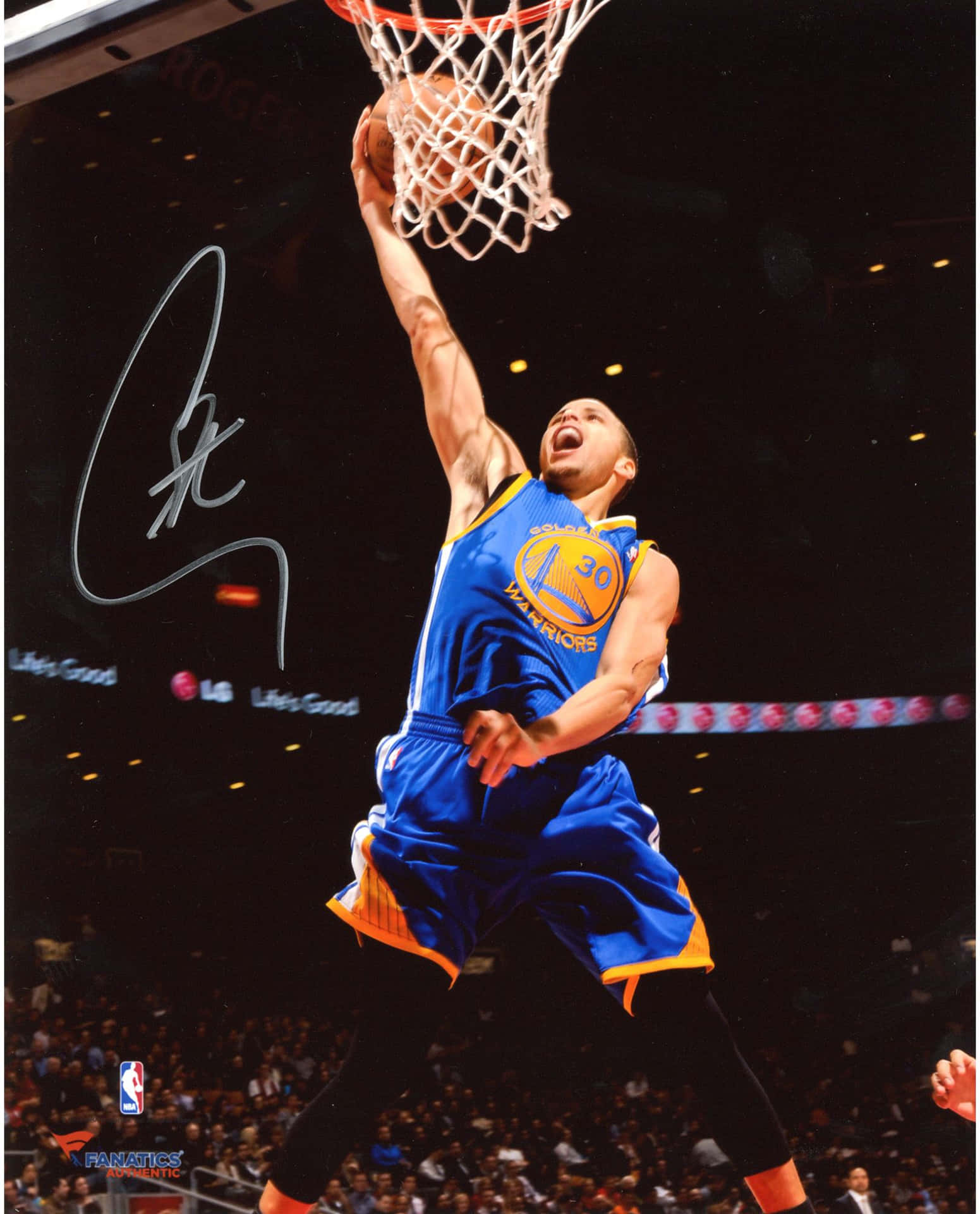 Stephen Curry 4k Making A Slam Dunk