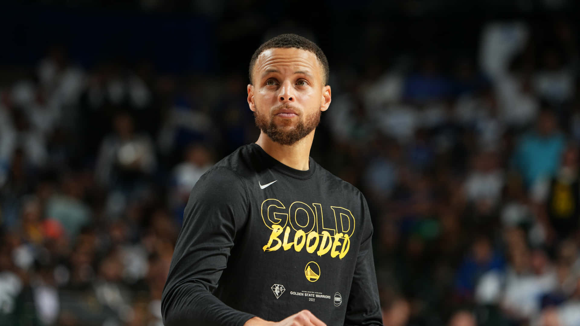 Stephen Curry 4k Wearing Black Long Sleeves