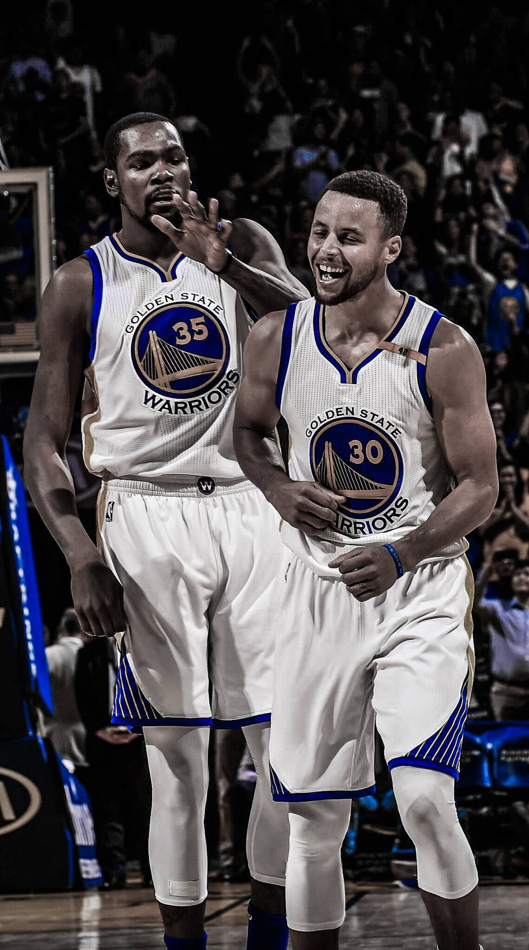 Stephen Curry And Kevin Durant Cool Background