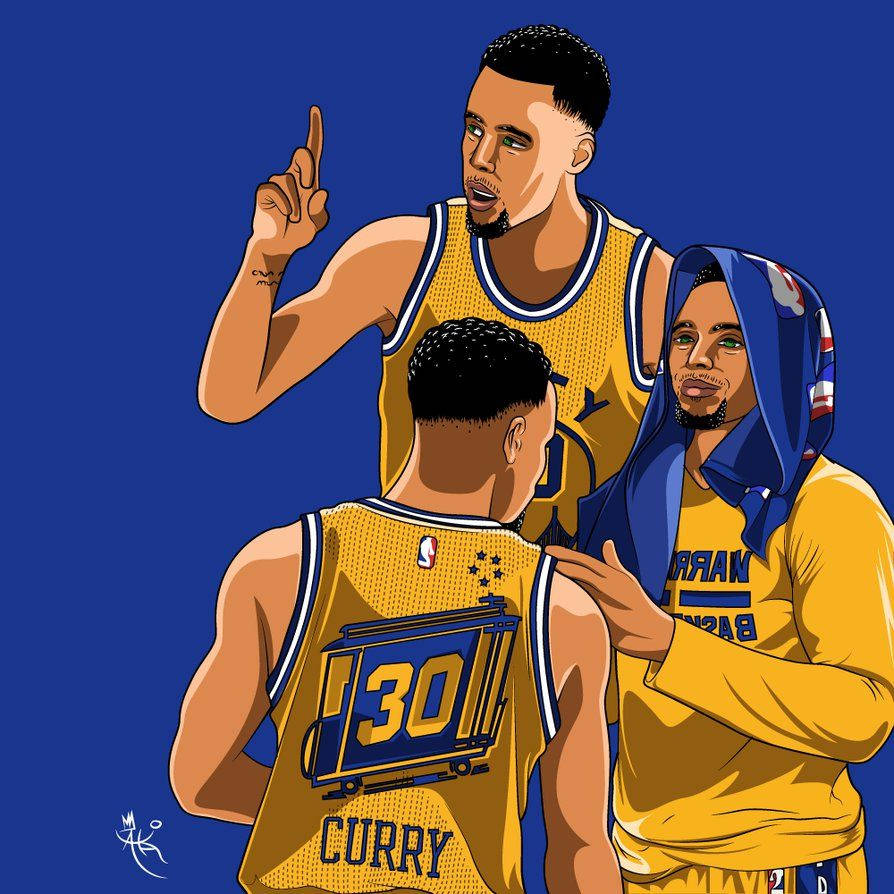 Stephen Curry Cool Fanart Background
