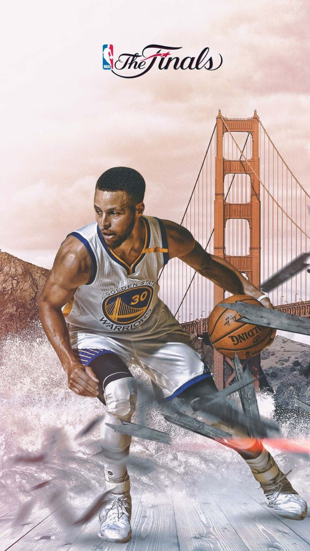 Stephen Curry Cool Vector Art Background