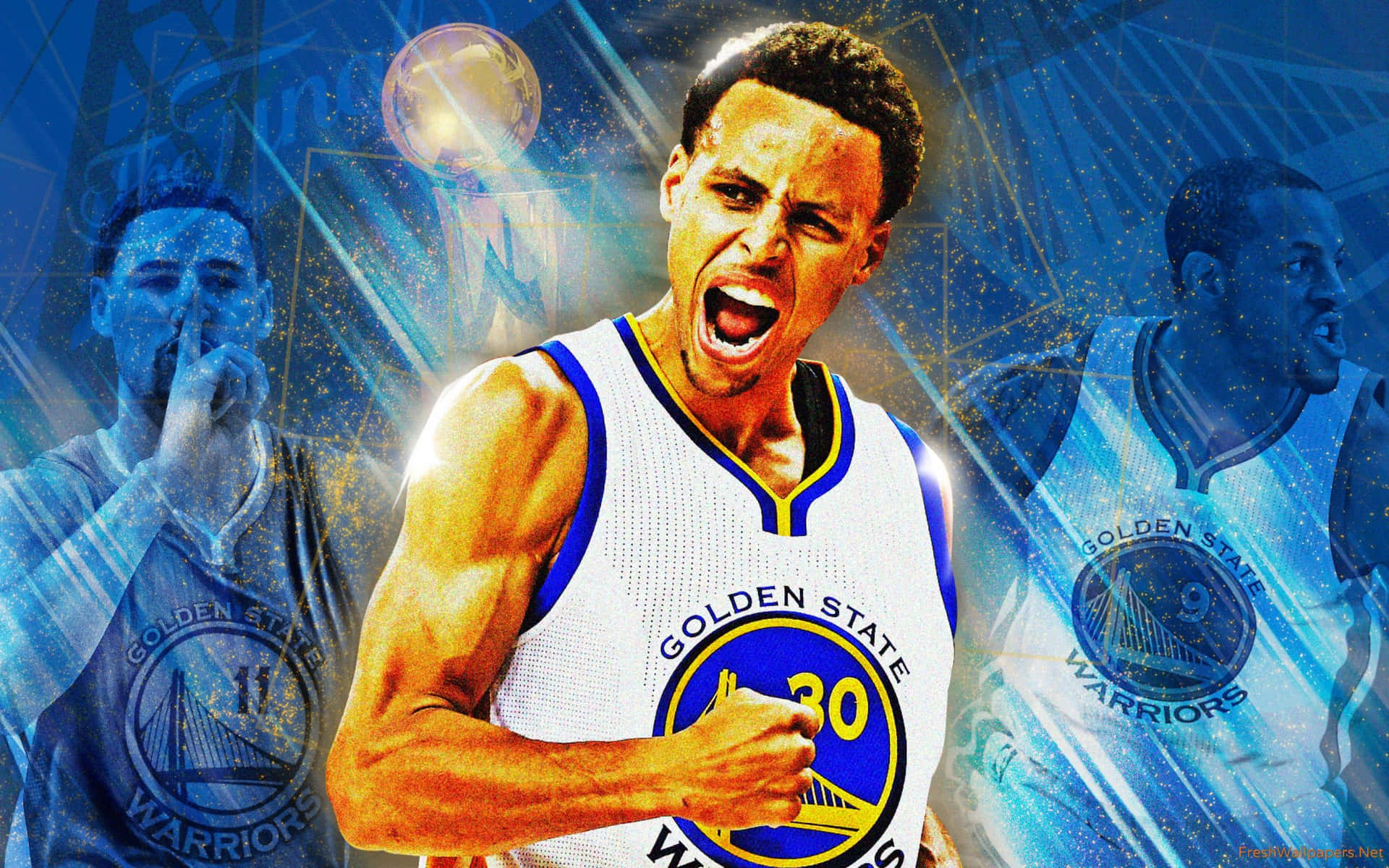 Stephen Curry Is Cool Under Pressure Background