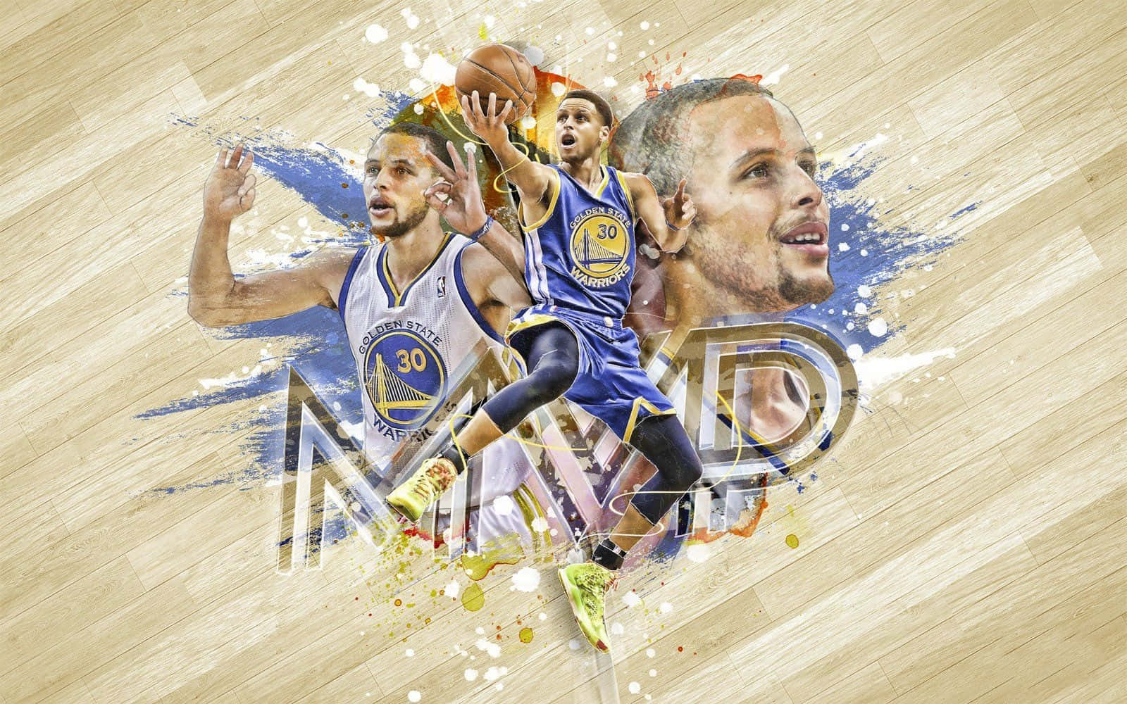 Stephen Curry Keeps His Cool Background