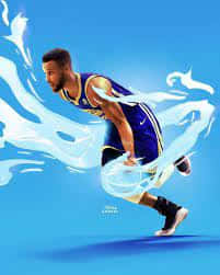 Stephen Curry Shoots An Impossible Three-pointer Background