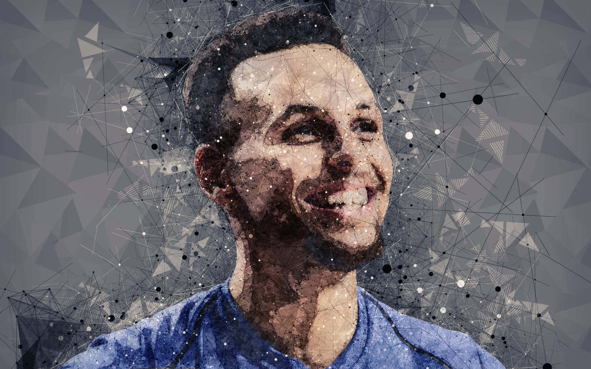 Stephen Curry Shoots For Greatness Background