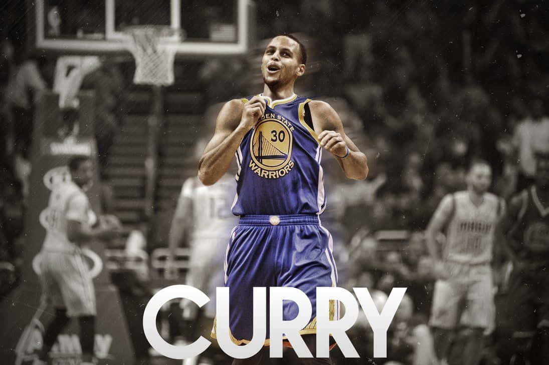 Stephen Curry Showing His Cool Move Background