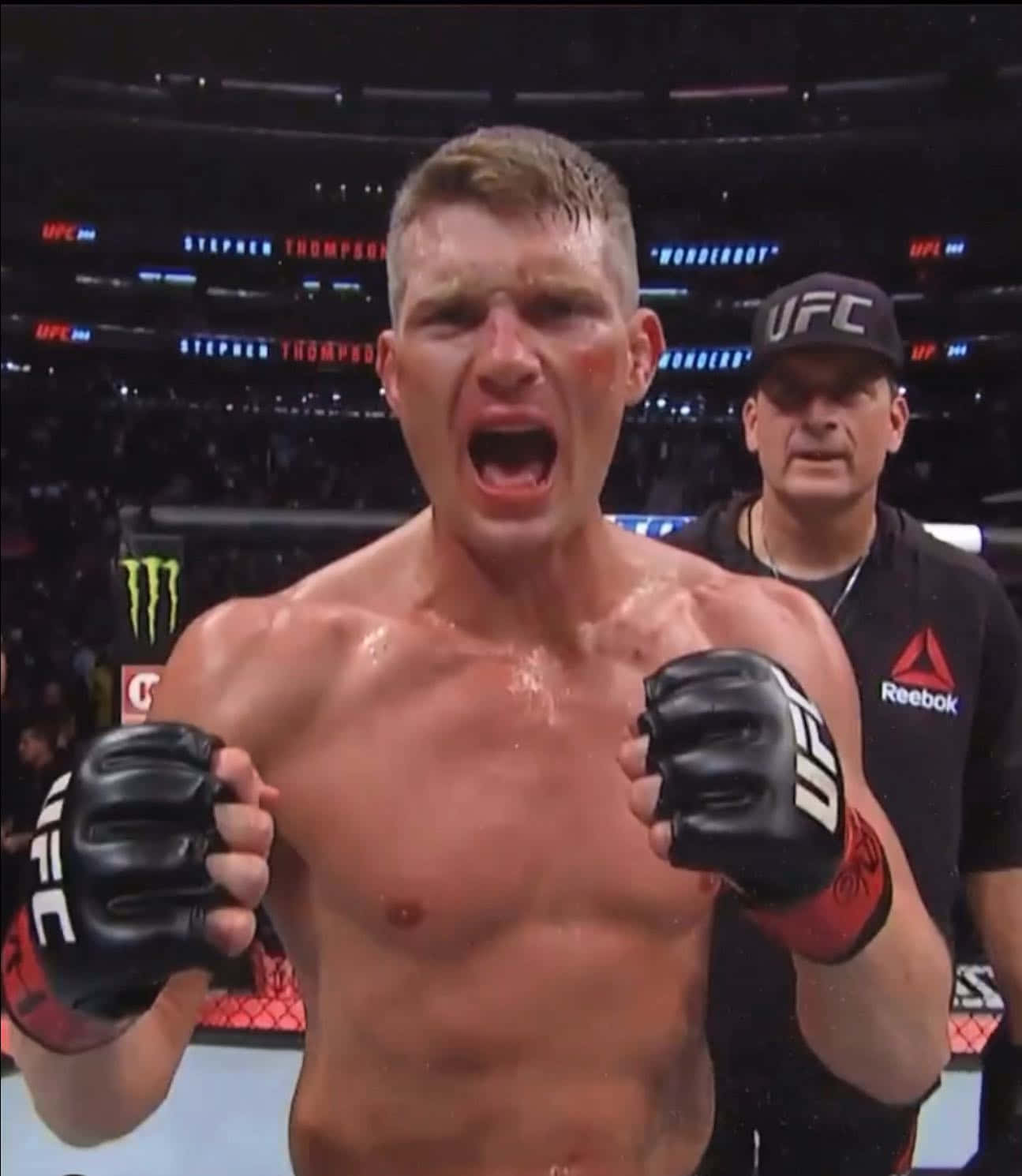 Stephen Thompson In Professional Action Background
