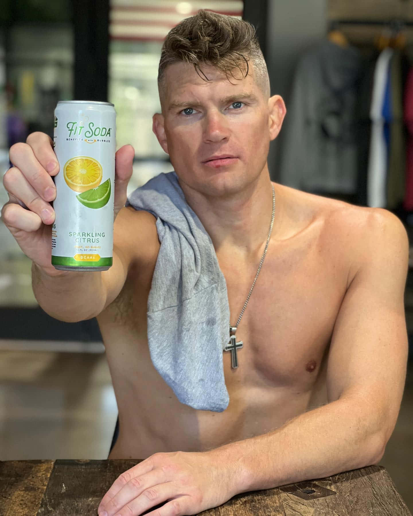 Stephen Thompson Showcasing His Karate Moves In A Training Session. Background