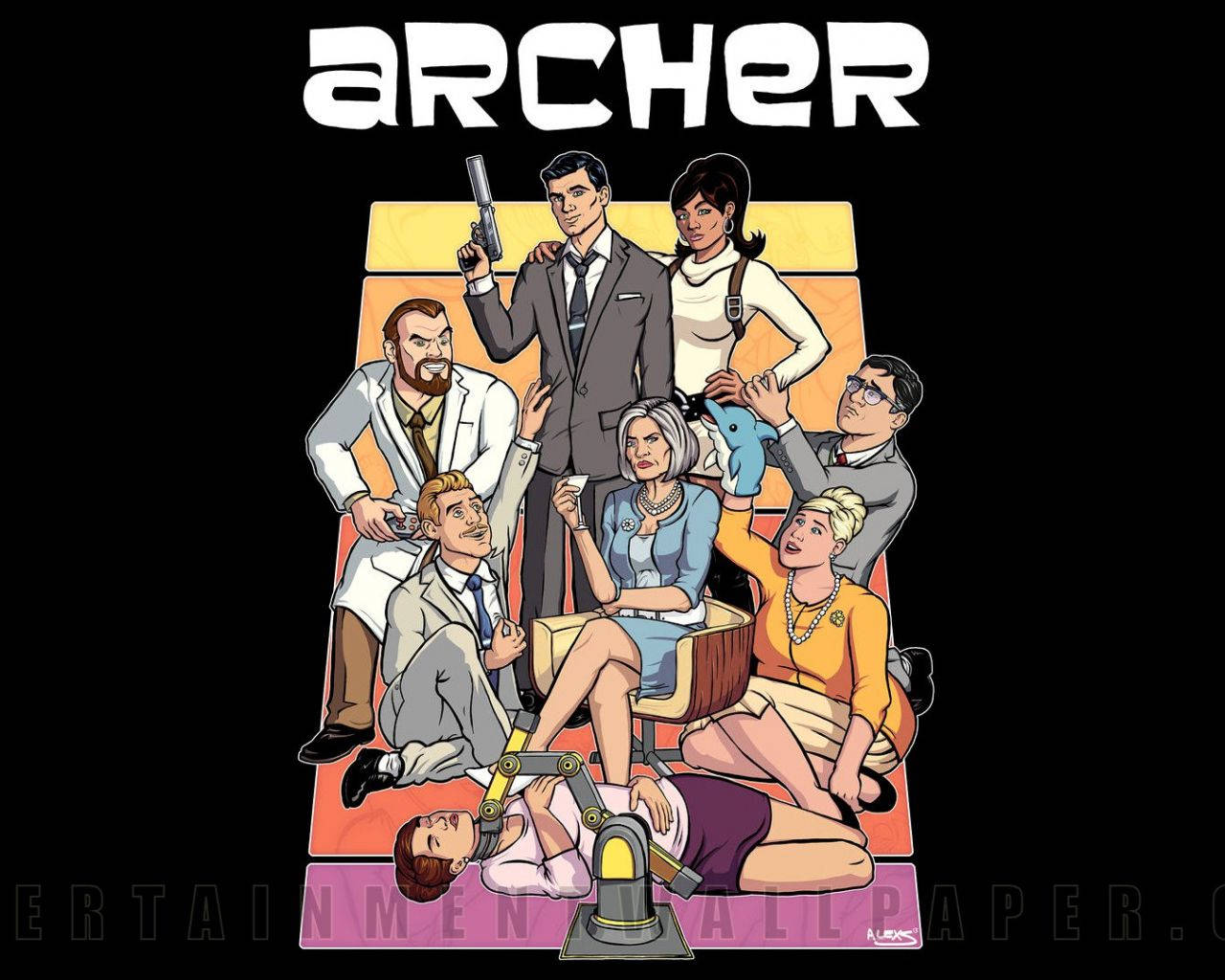 Sterling Archer In Action