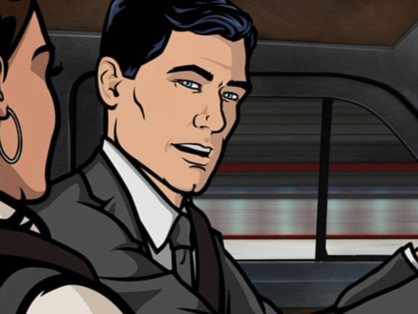 Sterling Archer In Action, Thrilling Car Chase.