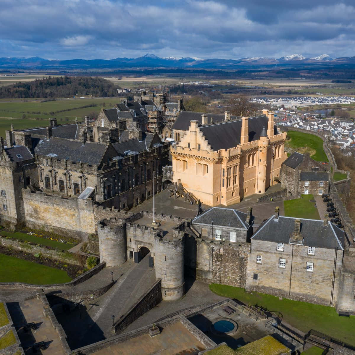 Sterling Castle Top View