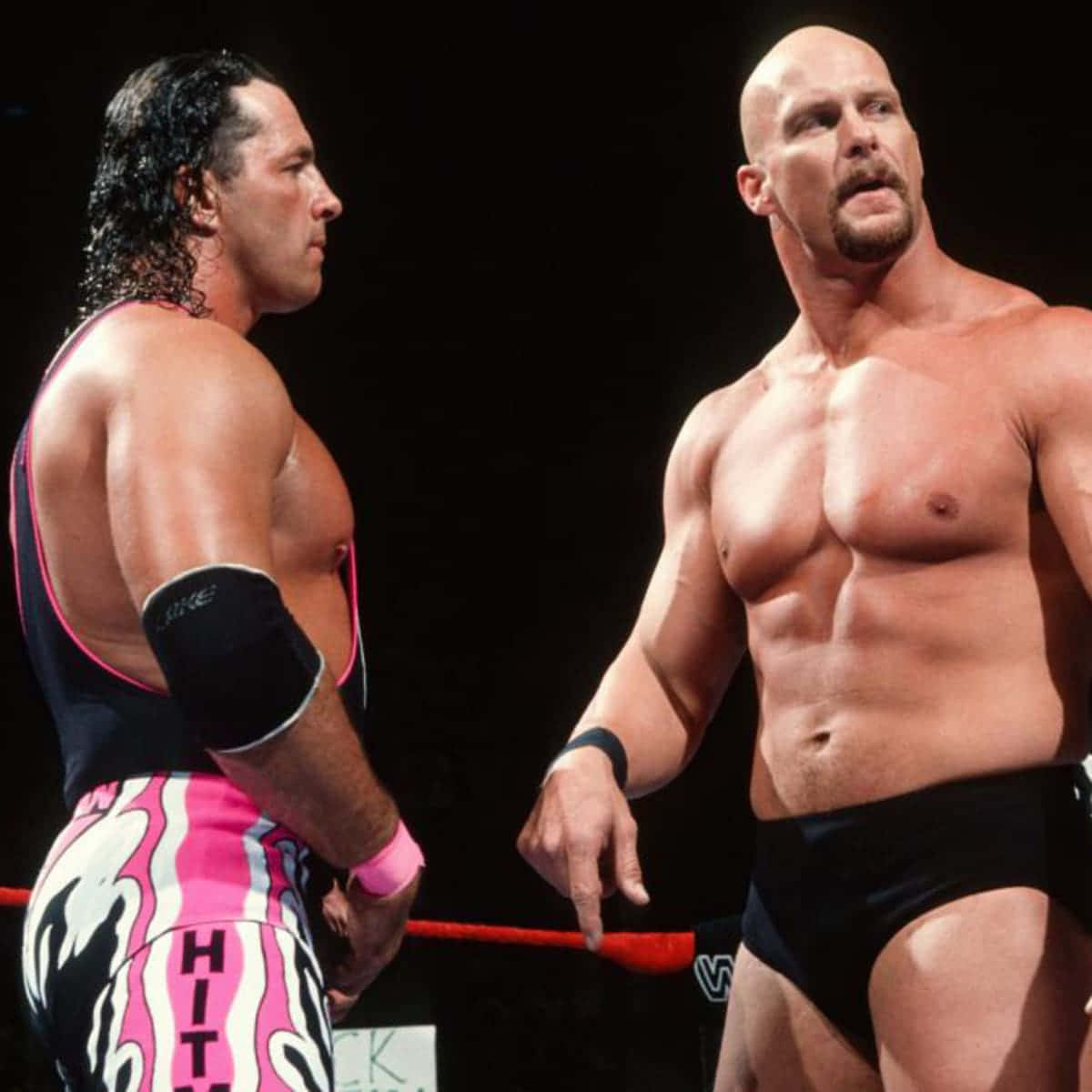 Steve Austin Bret Hart Wwe Background