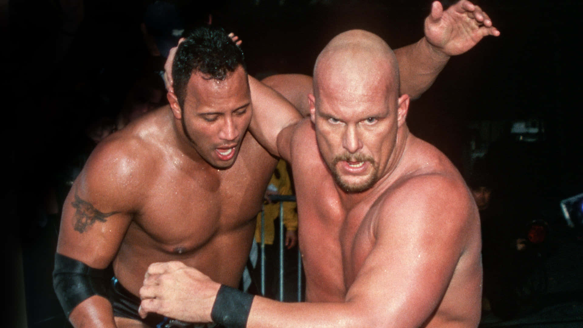 Steve Austin Dwayne Johnson Wwe