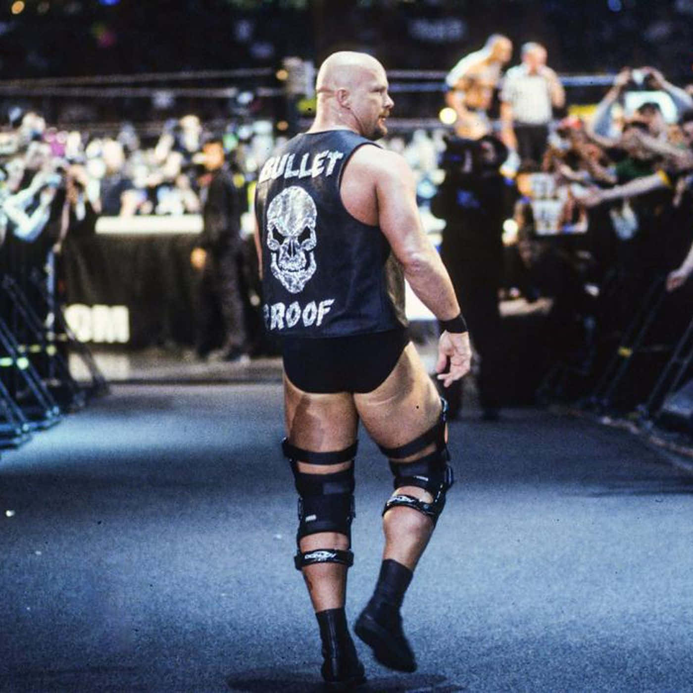 Steve Austin Stone Cold Bullet Proof Background