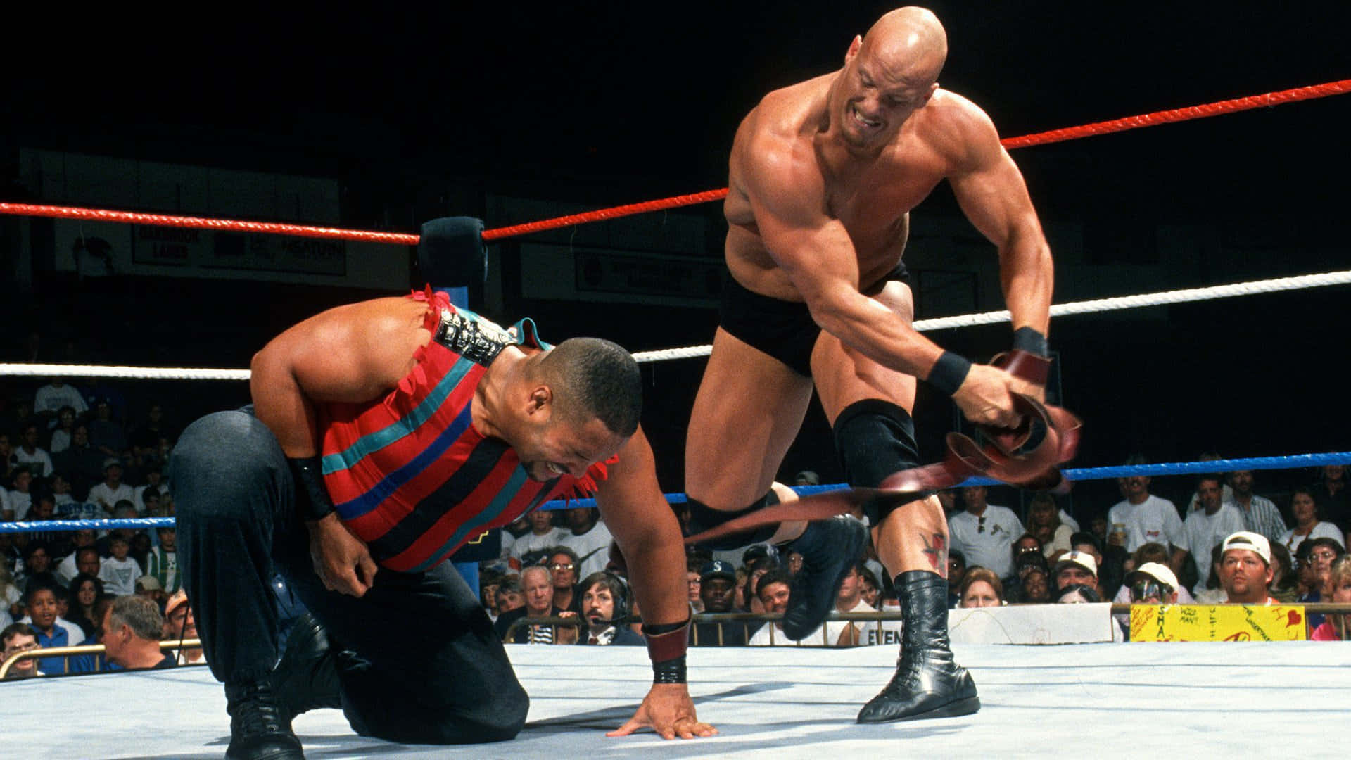 Steve Austin Stone Cold Savio Vega Fight Background