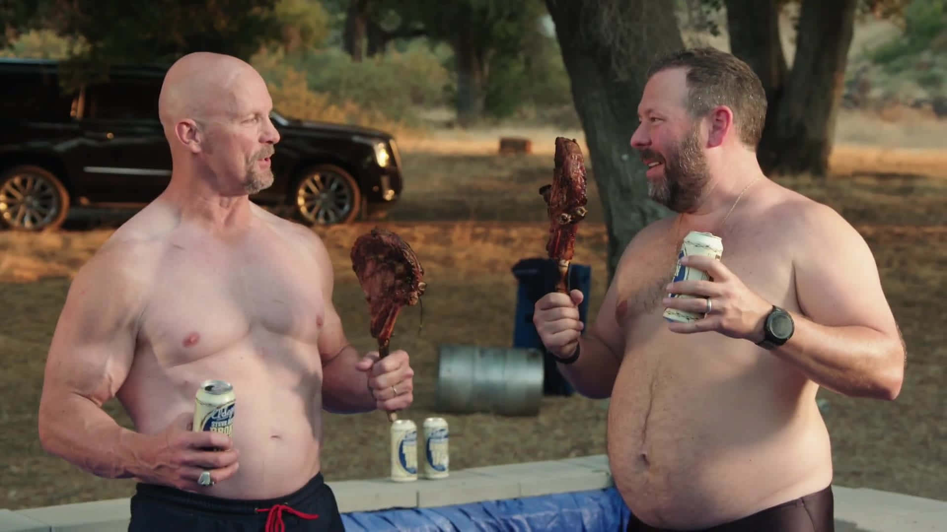 Steve Austin Straight Up Drinking