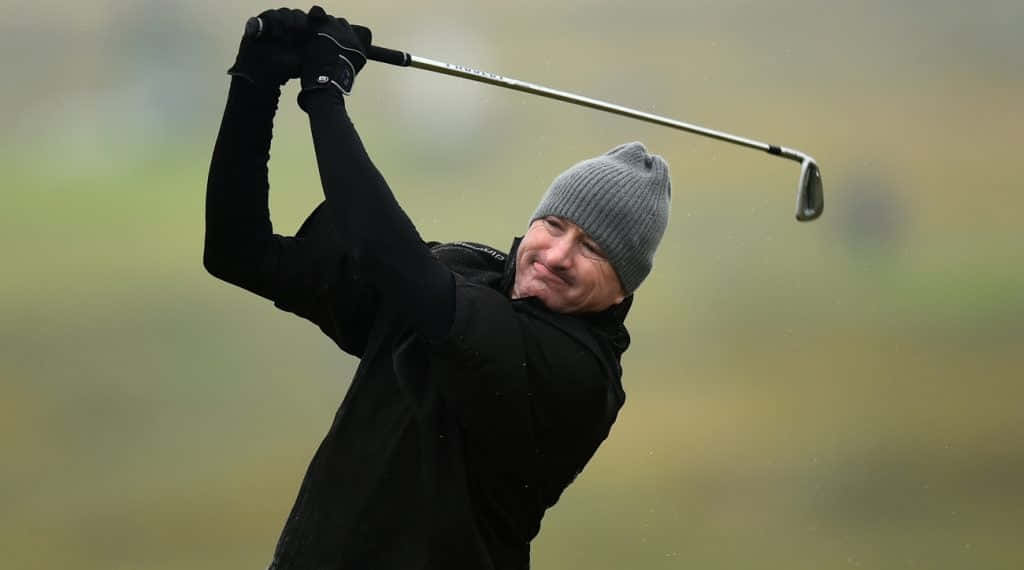 Steve Flesch Wearing All Black