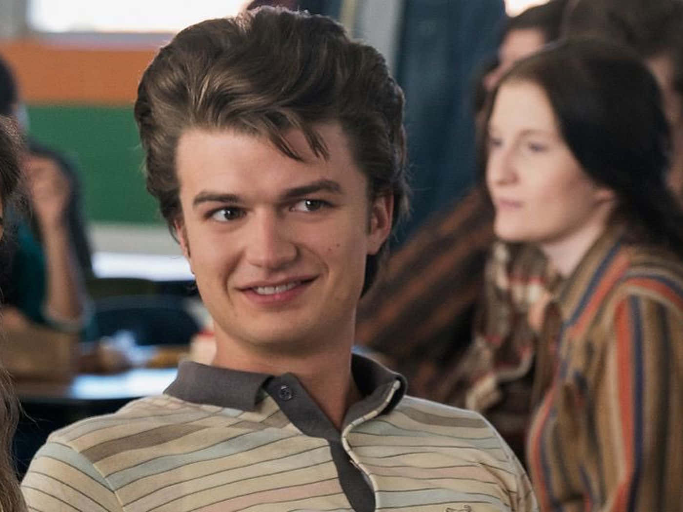 Steve Harrington Stranger Things Smiling Background