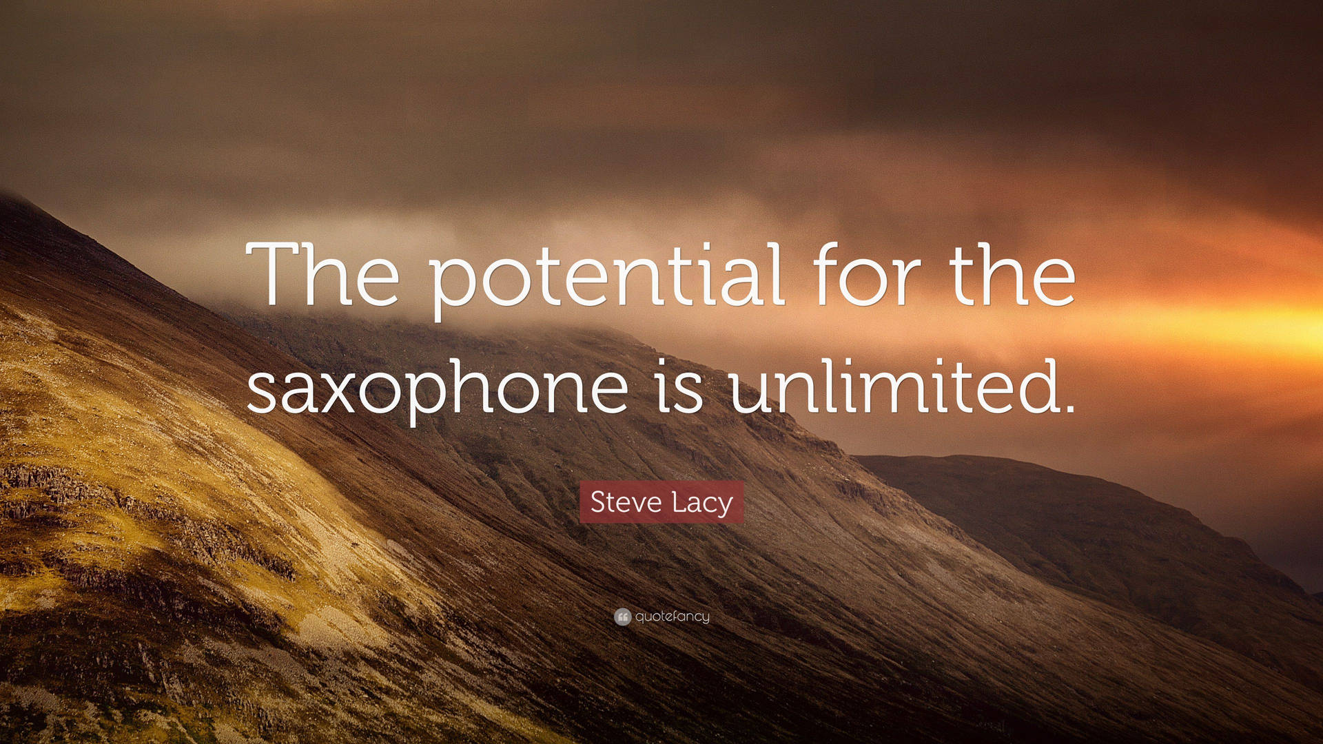 Steve Lacy Quotation Saxophone Unlimited Background