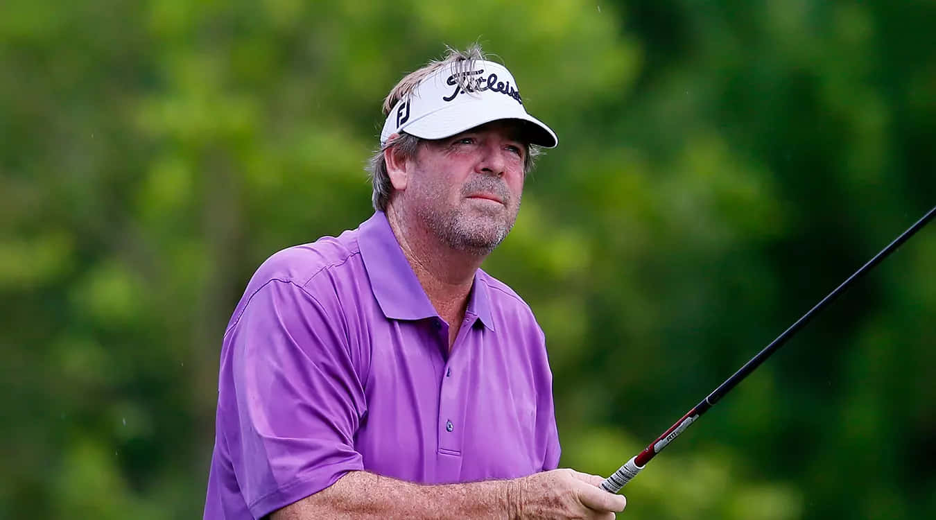 Steve Lowery In Purple Top Background