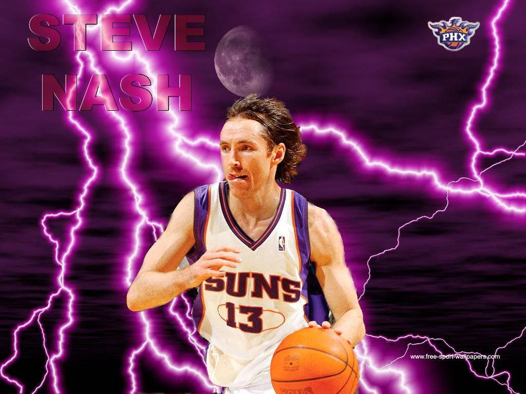 Steve Nash Fan Art Poster Background