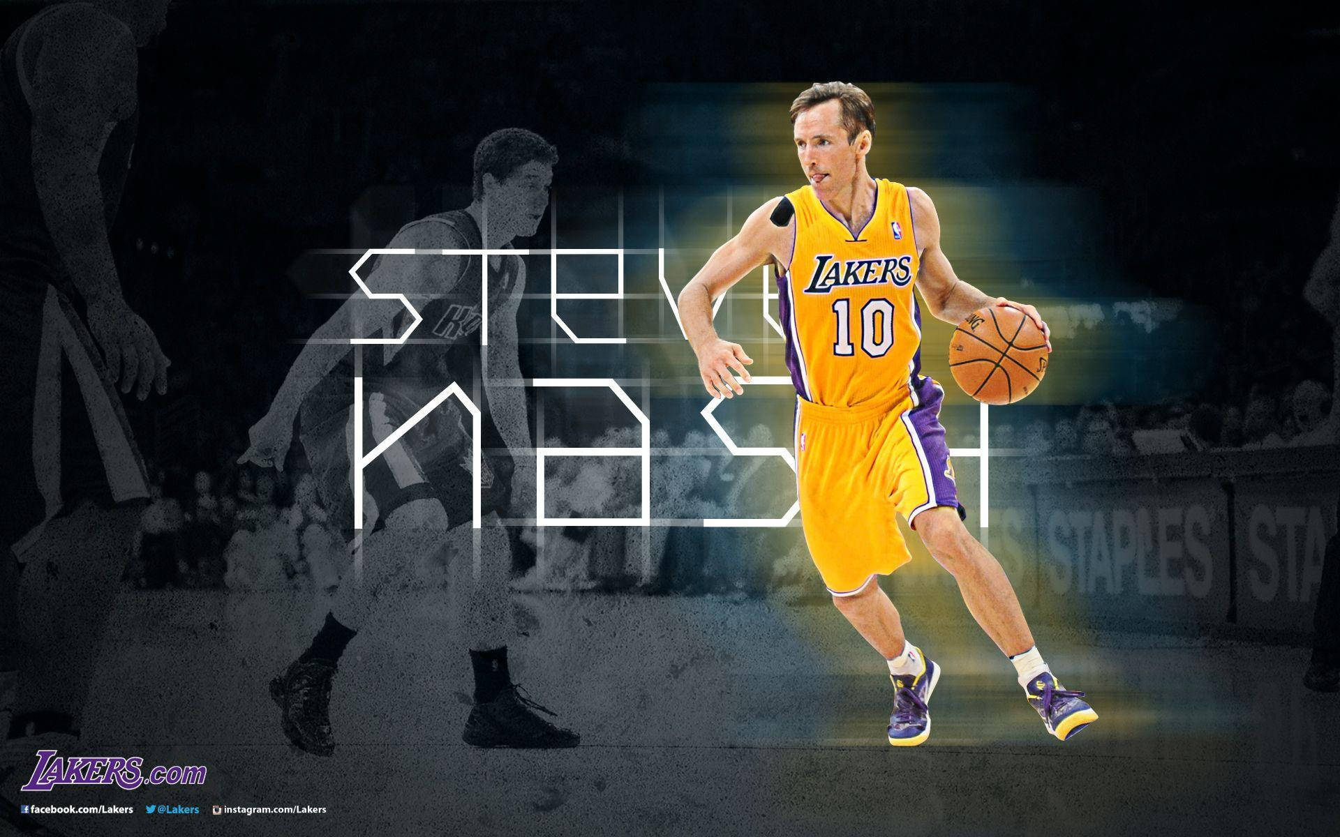 Steve Nash Lakers Background