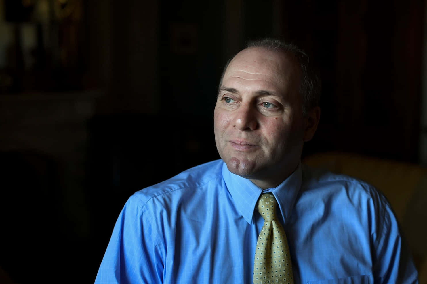 Steve Scalise Alone In Office Background