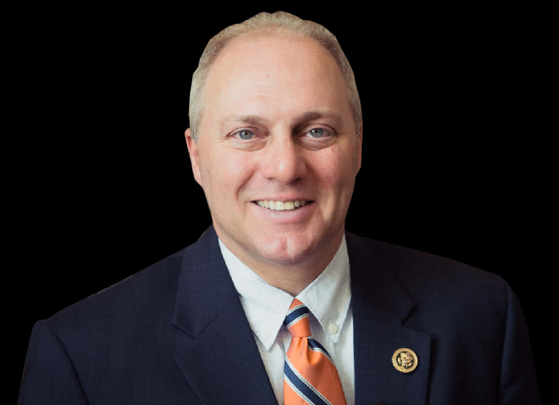 Steve Scalise On White Background Background
