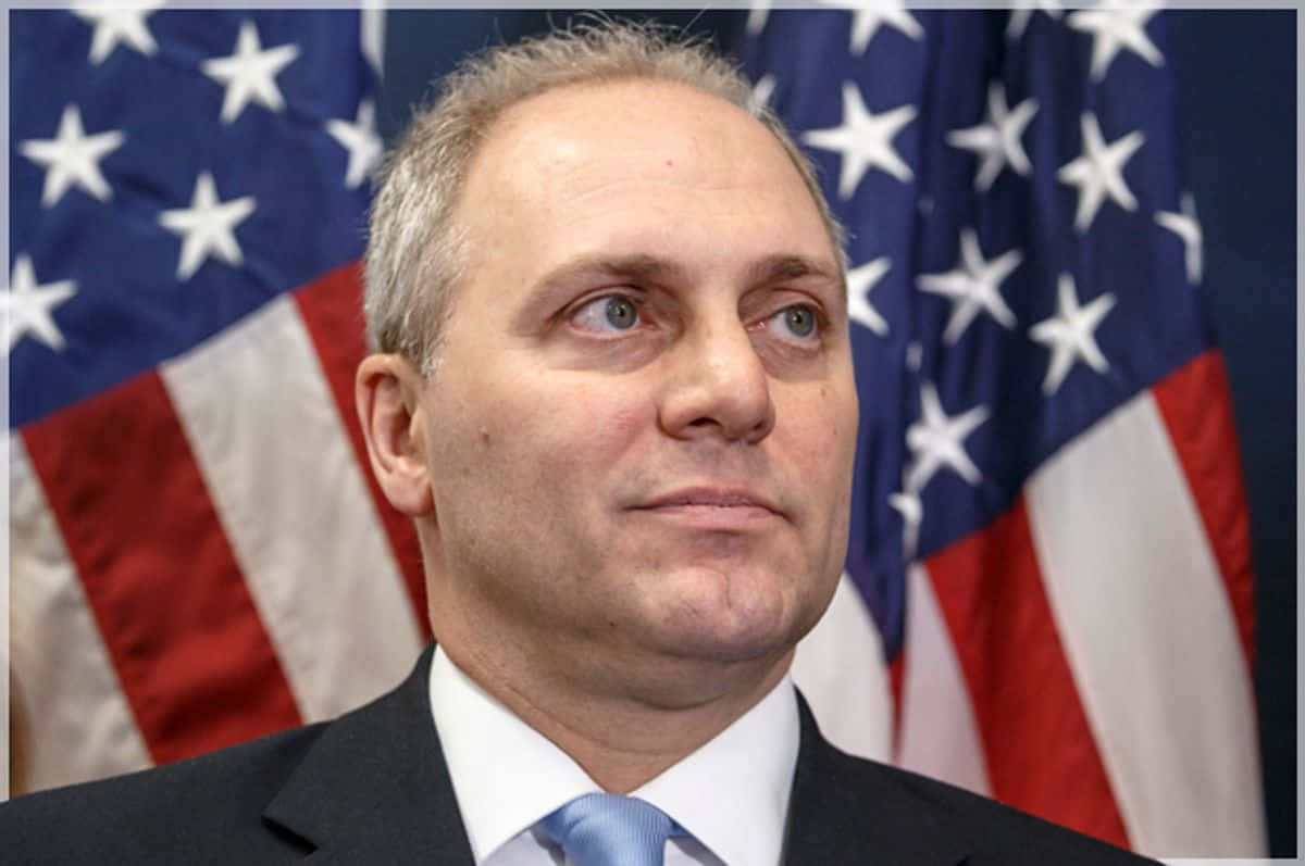 Steve Scalise With Reserved Smile Background