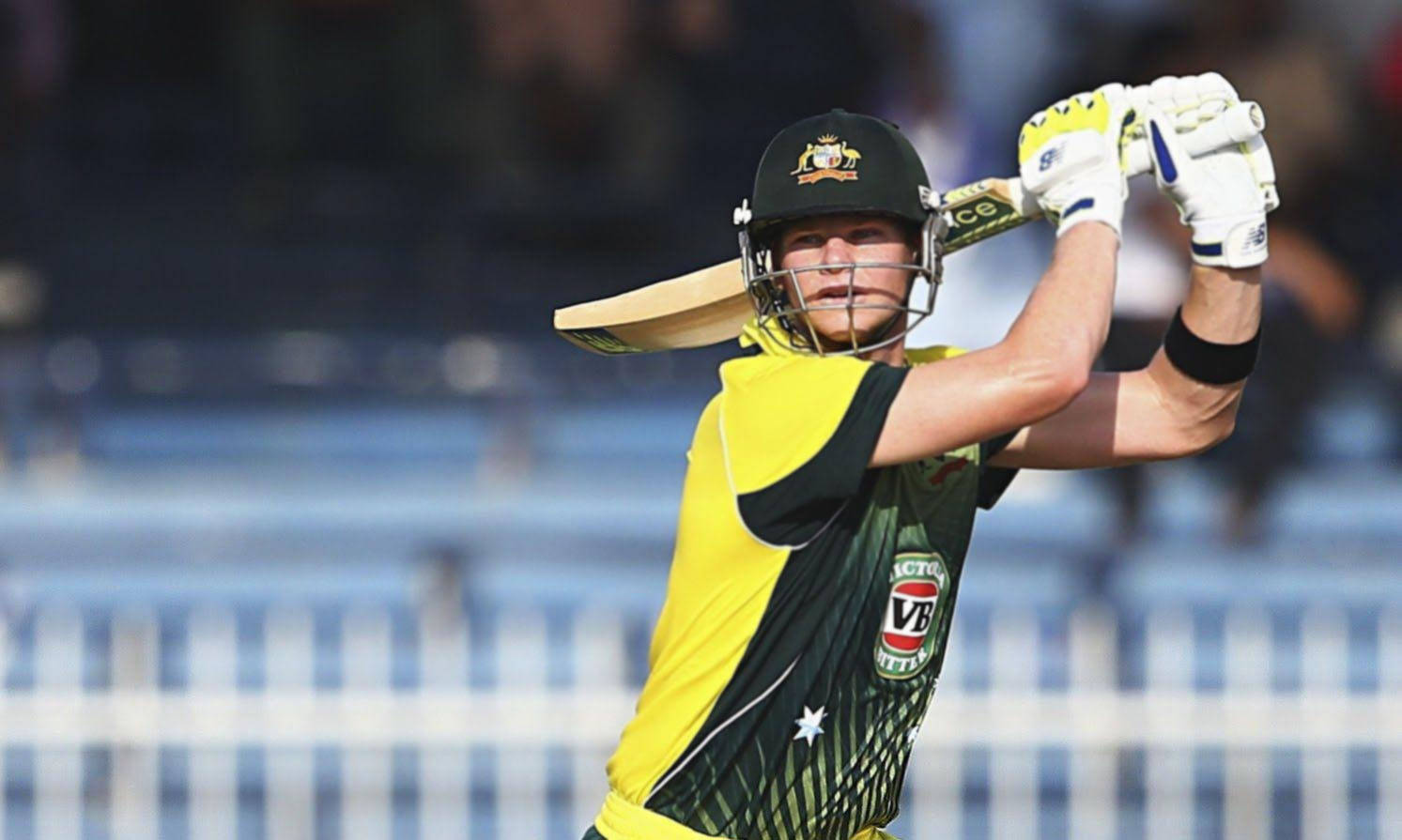 Steve Smith At Sheikh Zayed Stadium Background