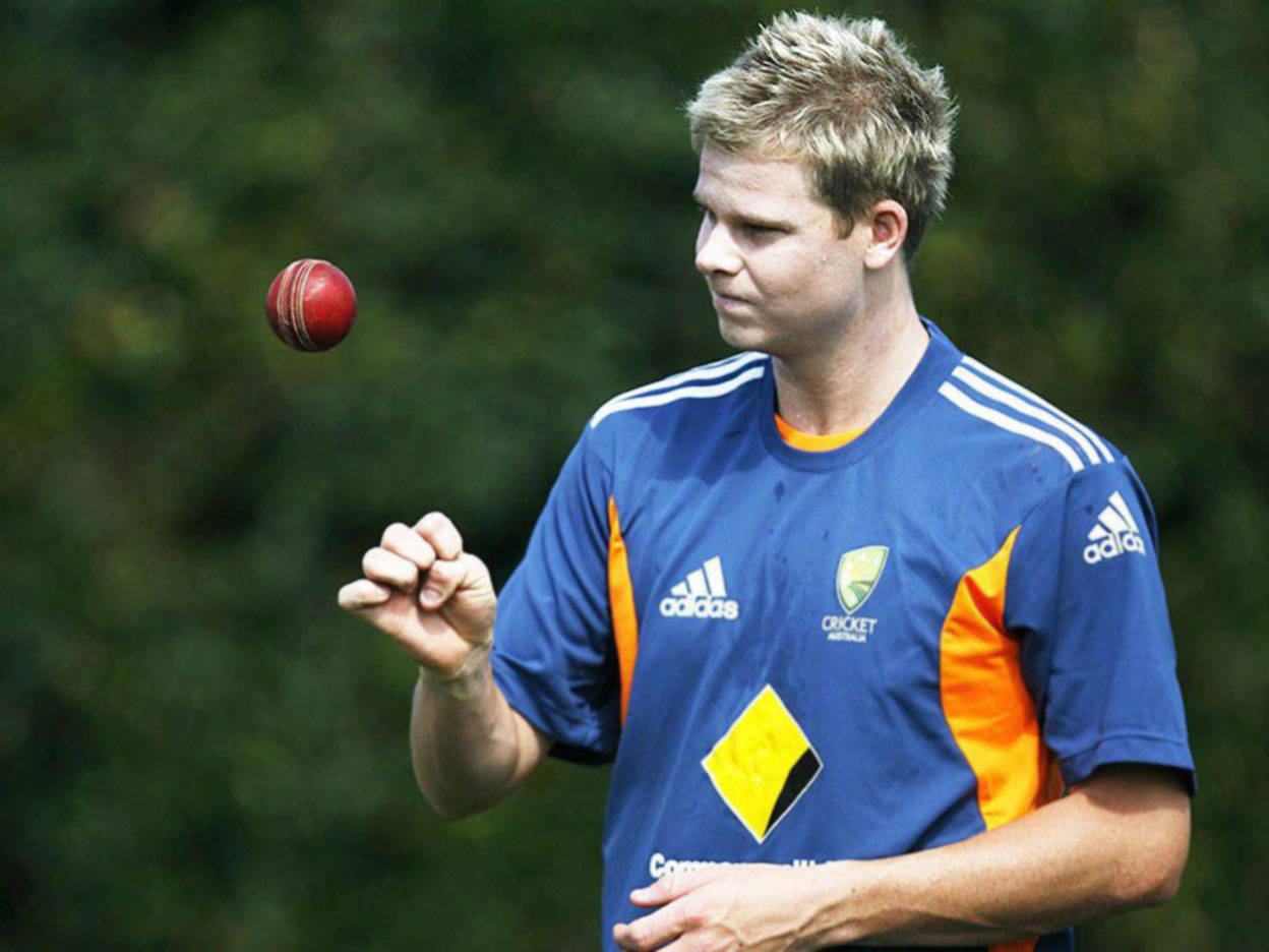 Steve Smith Cricket Ball Background
