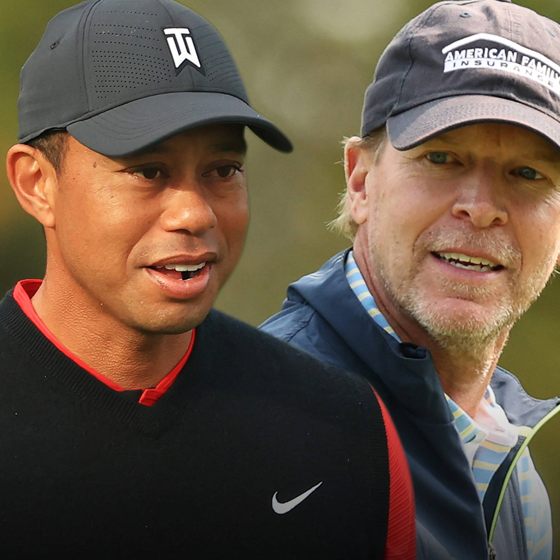 Steve Stricker And Tiger Woods