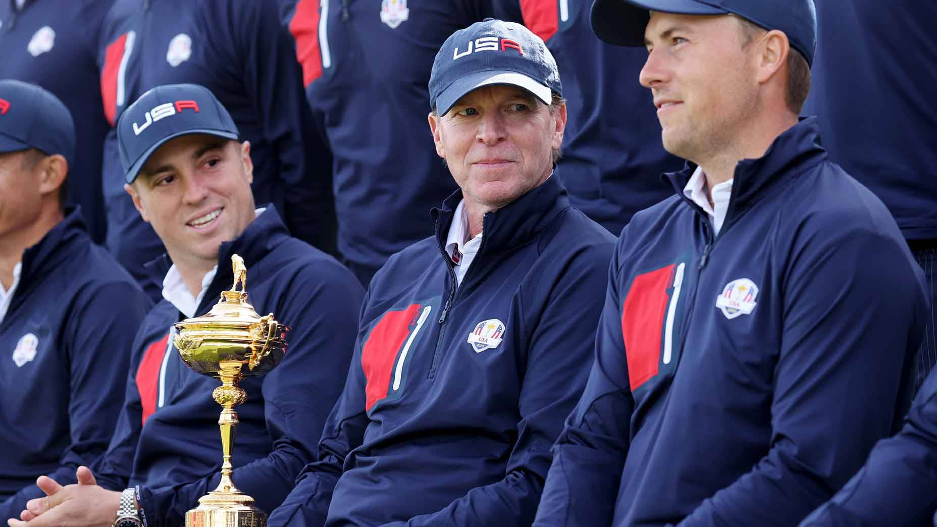 Steve Stricker With Usa Team